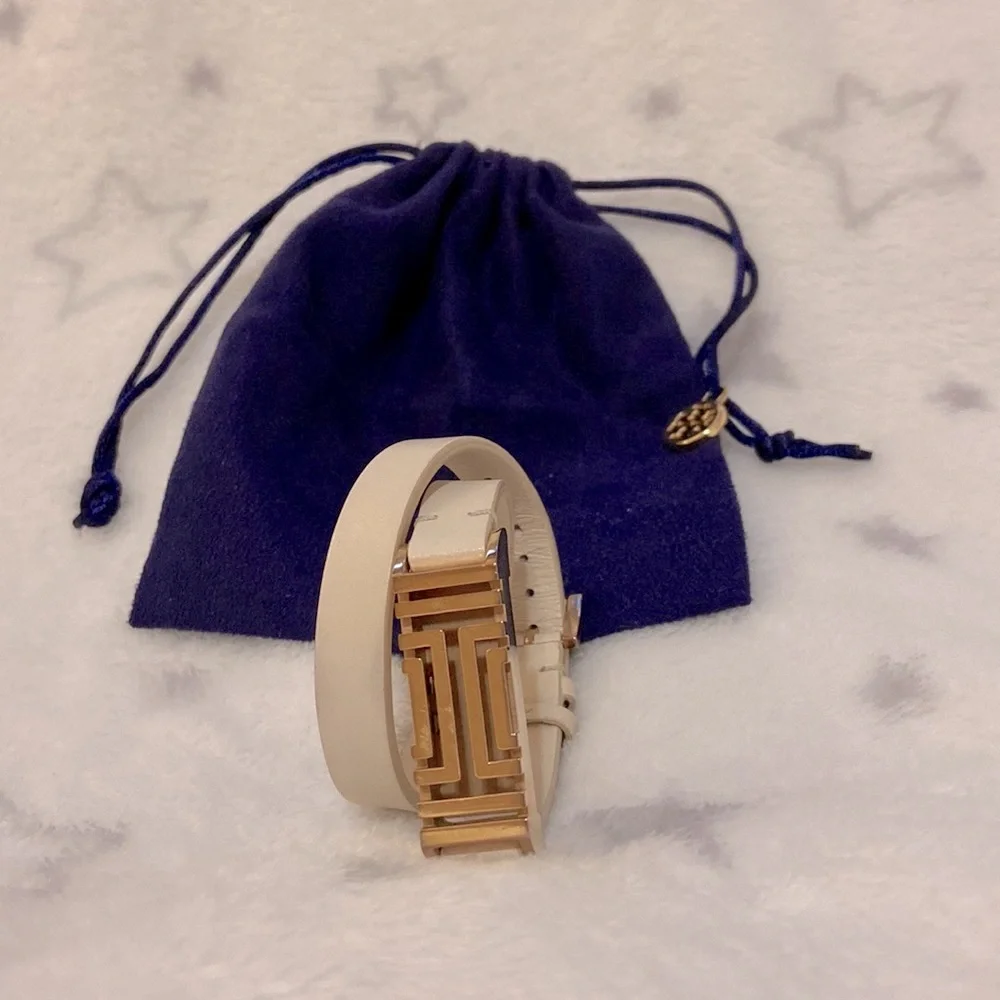 Tory Burch Cream and Gold Bracelet no dust bag